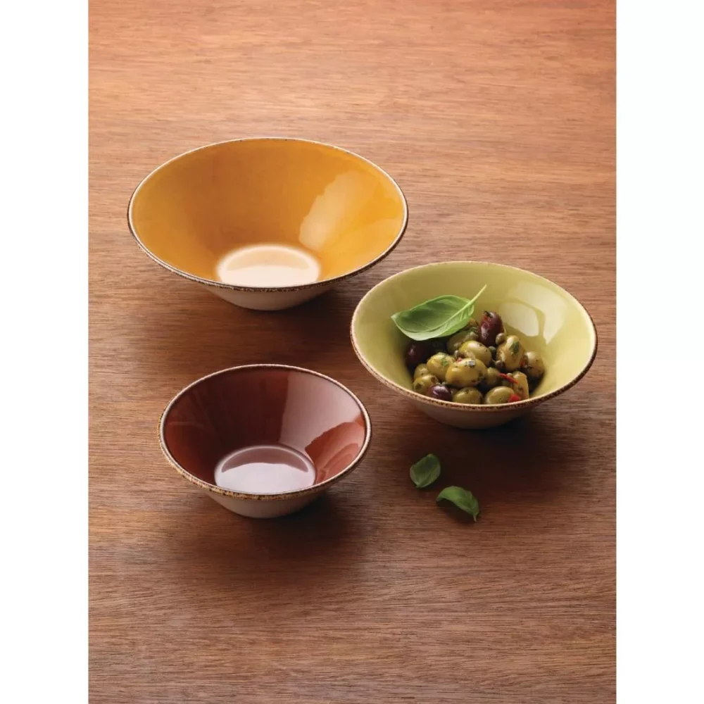 Steelite Terramesa Mustard Essence Bowls 202mm (Pack of 24) - Image 3