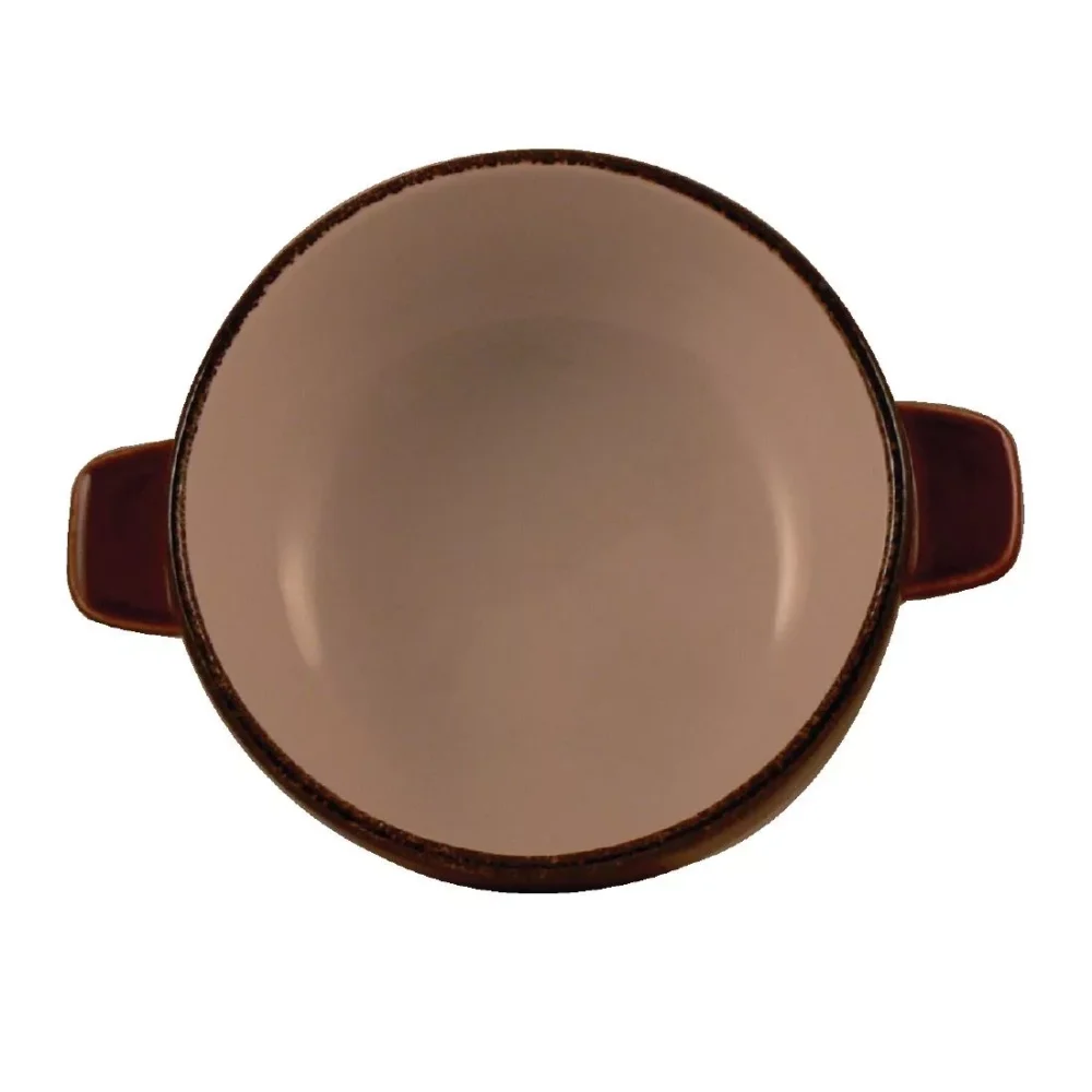 Steelite Terramesa Mocha Soup Bowl Bases 450mm (Pack of 6) - Image 2
