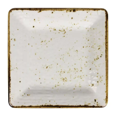 Steelite Craft Melamine Square Plates White 127mm (Pack of 6)