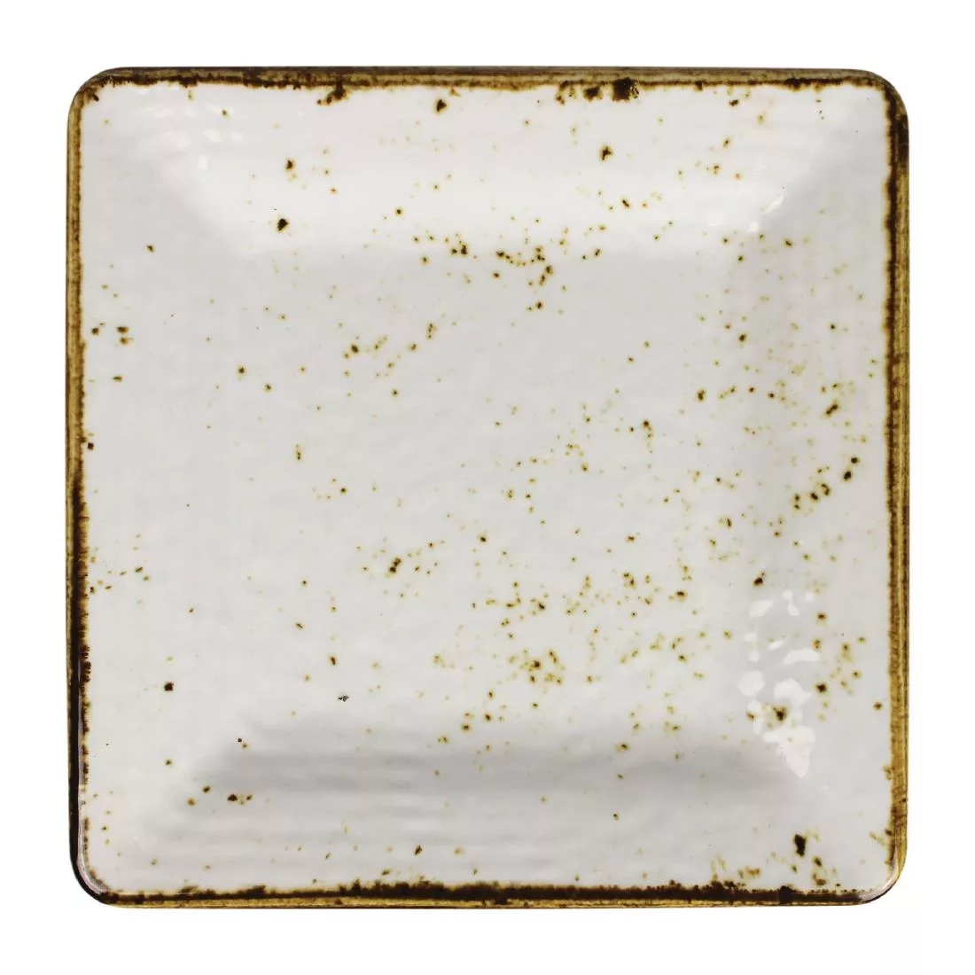 Steelite Craft Melamine Square Plates White 127mm (Pack of 6)