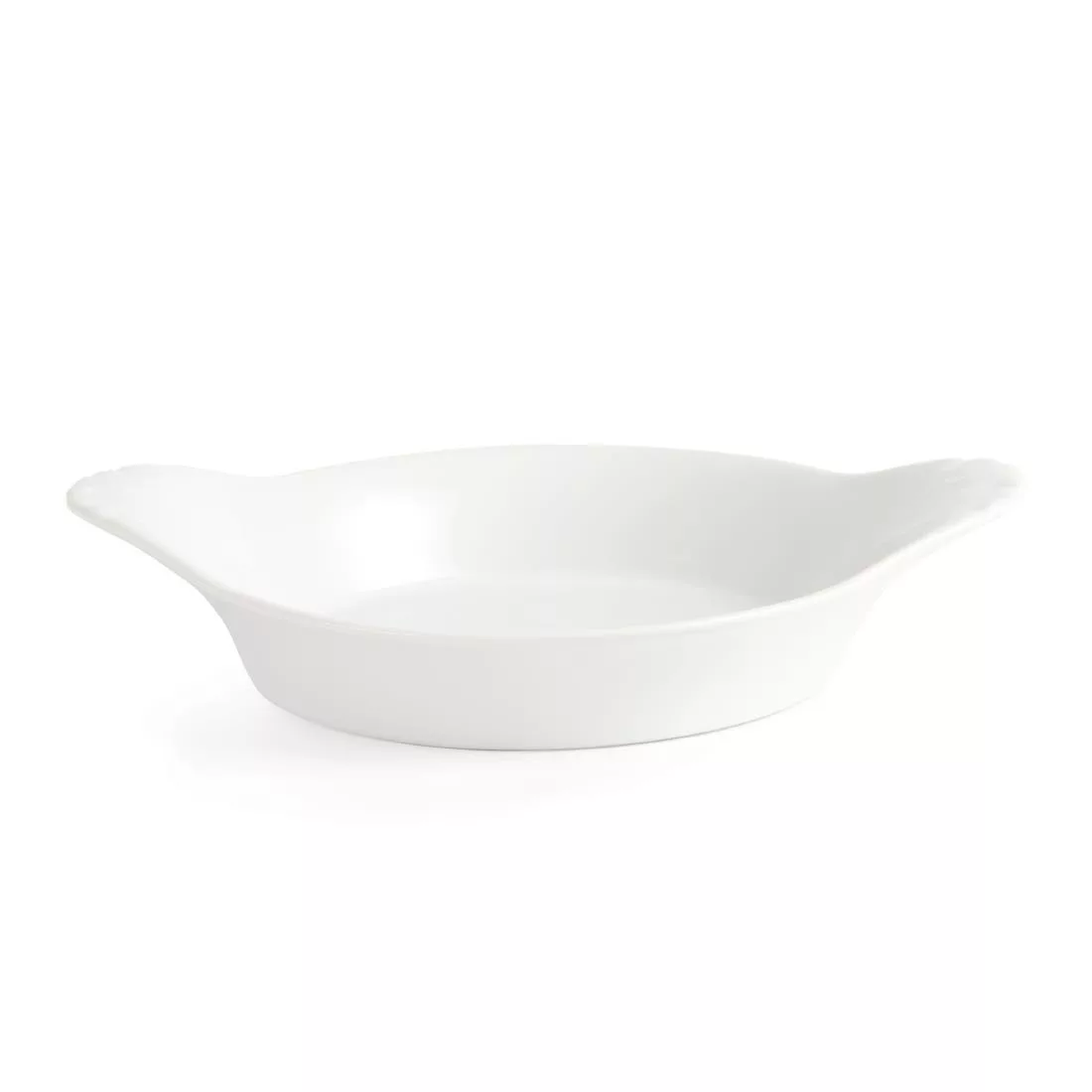 Olympia Whiteware Round Eared Dishes 220mm (Pack of 6) - Image 2