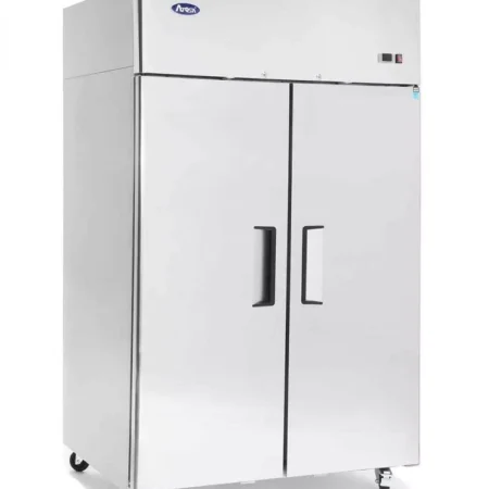 Atosa YBF9219GR Slimline Double Door Upright Freezer  900 Litres