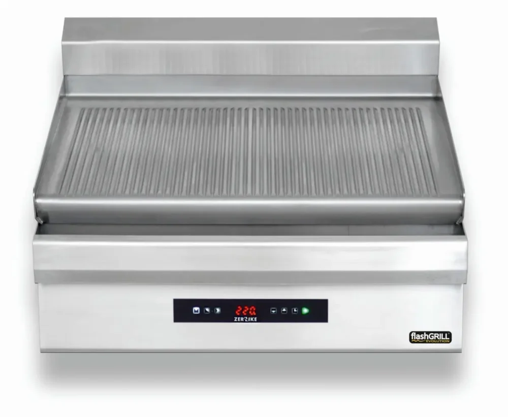 Zernike FlashGrill Griddle GE8090T1C Ribbed 80x90cm