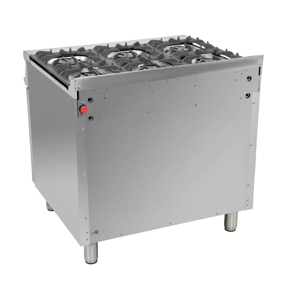 Falcon 6 Burner Dominator Plus Oven Range G3101 Propane Gas with Feet - Image 8