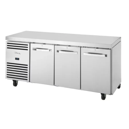 True 3 Door 1/1 GN Counter Fridge TCR1/3-CL-SS-DL-DR-DR