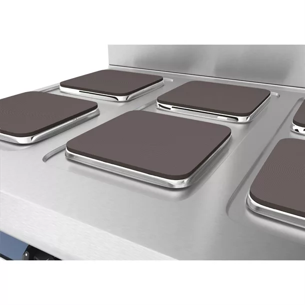 Blue Seal 6 Plate Countertop Hob 15.6kW E516S-B - Image 2