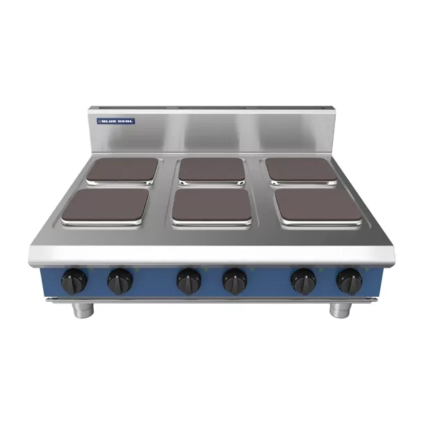 Blue Seal 6 Plate Countertop Hob 15.6kW E516S-B - Image 3
